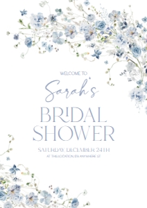B051 Welcome Sign Vertical A1: B051 Bridal Shower Bundle