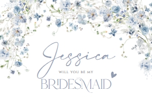 B051 Bridesmaid Proposal Card: B051 Bridal Shower Bundle