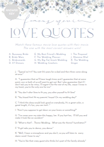 B051 Bridal Shower Games Answer Key: B051 Bridal Shower Bundle
