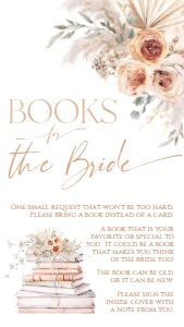 B013 Book Card Evite: B013 Bridal Shower Bundle