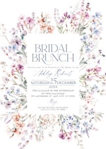 A042 Bridal Brunch Invite: A042 Bridal Brunch Invite