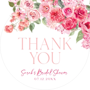 B052 Circle/Square Favor Tag: B052 Bridal Shower Bundle