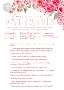 B052 Bridal Shower Games Answer Key: B052 Bridal Shower Bundle