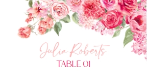 B052 Place Card Flat: B052 Bridal Shower Bundle