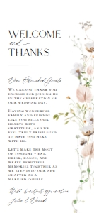 E024 Napkin Thank You Note A: E024 Menu Napkin Thank You Note