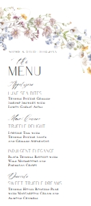 E025 Menu 4x9: E025 Menu Thank You Note