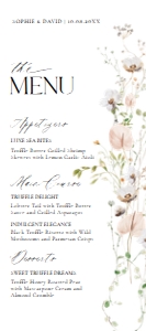 E024 Menu 4x9: E024 Menu Napkin Thank You Note
