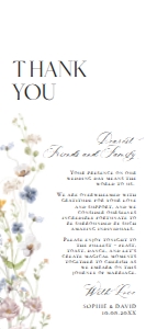 E026 Napkin Thank You Note B: E026 Menu
