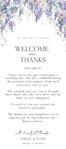 D014 Napkin Thank you Note B: D014 Wedding Bundle
