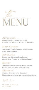 E027 Menu 4x9 D: E027 Menu