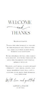 E028 Napkin Thank You Note C 4x9: E028 Napkin Thank You Note