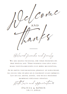 E028 Napkin Thank You Note B 5x7: E028 Napkin Thank You Note
