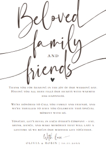 E028 Napkin Thank You Note F 5x7: E028 Napkin Thank You Note