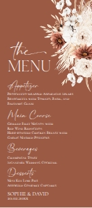 E030 Menu 4x9 B: E030 Menu Napkin Thank You Note