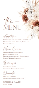E030 Menu 4x9 A: E030 Menu Napkin Thank You Note