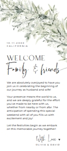 E038 Wedding Itinerary 4x9 B: E038 Wedding Itinerary