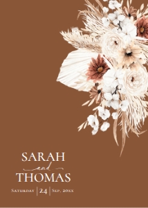 D021 Wedding Invite Back A: D021 Wedding Suite