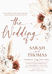 D021 Wedding Invite Front: D021 Wedding Suite