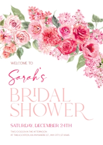 B052 Welcome Sign Vertical A2: B052 Bridal Shower Bundle