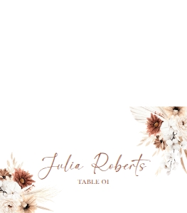 D021 Place Card Folded: D021 Napkin Thank you Note