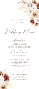 D021 Menu 4x9: D021 Napkin Thank you Note