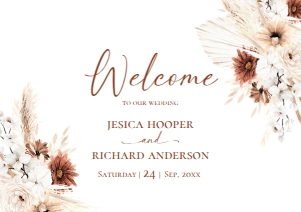 D021 Welcome Sign Horizontal A2: D021 Wedding Bundle