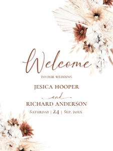 D021 Welcome Sign Vertical 18x24: D021 Wedding Bundle