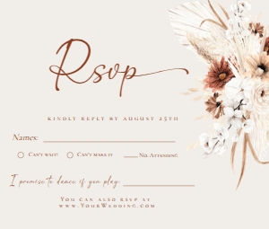 D021 RSVP 5.5x4.25: D021 Wedding Suite