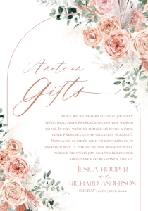 E042 Wishing Well Card 3.5x5: E042 Wedding Suite