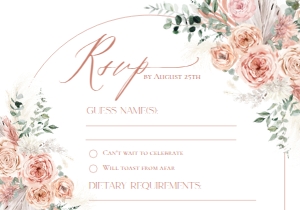 E042 RSVP 5x3.5: E042 Wedding Suite