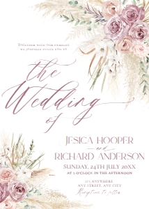 E043 Wedding Invite Front: E043 Wedding Suite
