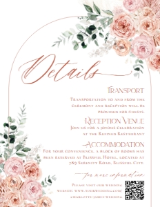 E042 Detail Card Vertical 4.25x5.5: E042 Wedding Suite