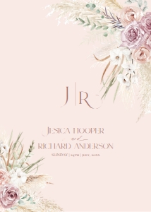 E043 Wedding Invite Back: E043 Wedding Suite