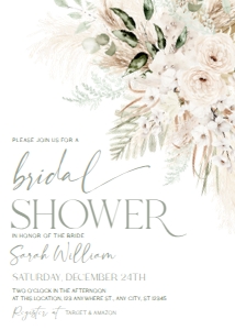 B054 Bridal Shower Invite: B054 Bridal Shower Invite