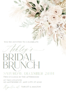 A043 Bridal Brunch Invite: A043 Bridal Brunch Invite