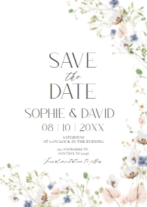 D023 Save The Date 5x7: D023 Save The Date