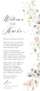 D023 Napkin Thank You Note A: D023 Wedding Bundle