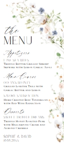 D023 Menu 4x9: D023 Menu