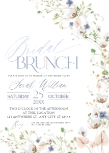 A011 Bridal Brunch Invite: A011 Bridal Brunch Invite