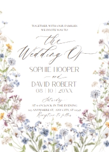 E048 Wedding Invite Front: E048 Wedding Suite