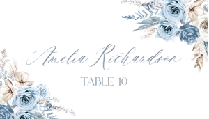 D010 Place Card Flat: D010 Wedding Bundle
