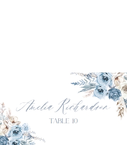 D010 Place Card Folded: D010 Wedding Bundle