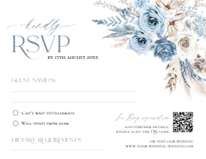 D010 RSVP 5.5x4.25: D010 Wedding Suite