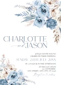 D010 Wedding Invite Front: D010 Wedding Suite