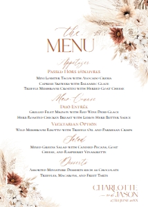 D011 Menu 5x7: D011 Menu