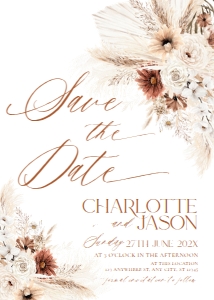 D011 Save the Date Card: D011 Save the Date A