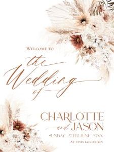 D011 Welcome Sign Vertical 18x24: D011 Welcome Sign