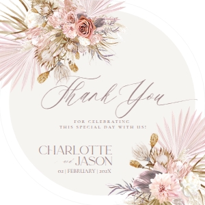 D016 Favor Tag Circle/Square: D016 Wedding Bundle