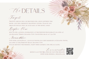 D016 Detail Card Horizontal 6x4: D016 Wedding Bundle