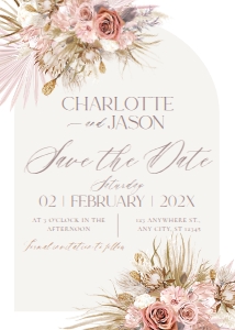 D016 Save The Date 5x7: D016 Wedding Bundle